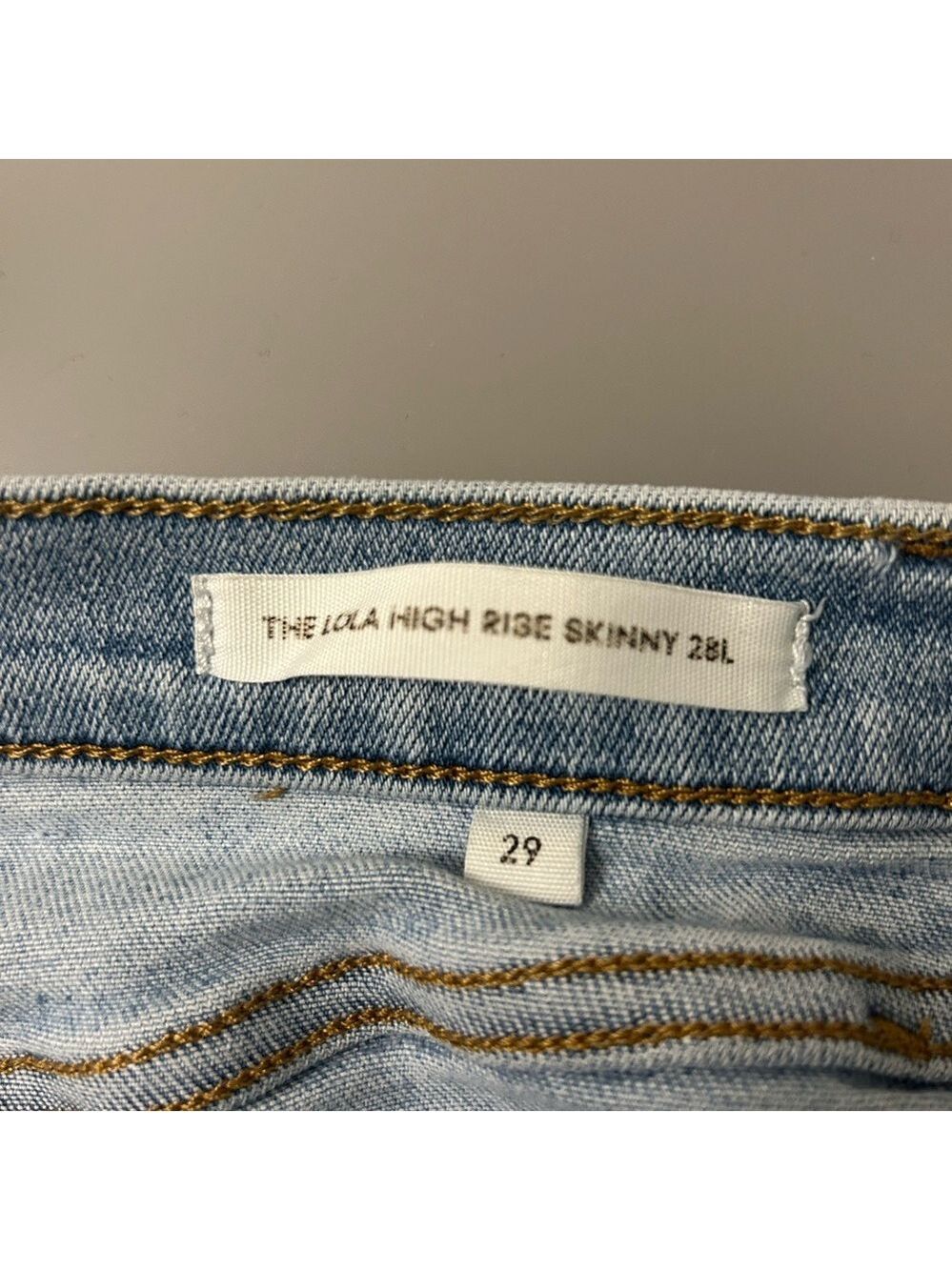 Aritzia Denim Forum The Lola High Rise Sky Blue Jeans Size 29 Skinny - Picture 8 of 10